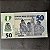 Cédula Estrangeira - Central Bank of Nigeria - Fifty Naira - Polimero FE - ref.3059 - Imagem 2