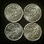 04 Moedas do Brasil - 20 Cruzeiros - 1965 - Aluminio - Mbc - ref.3101 - Imagem 2