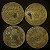 04 Moedas do Brasil - 1.000 Réis - 1924 - Aluminio Bronze - Mbc - ref.3103 - Imagem 1