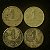 04 Moedas do Brasil - 1 Cruzeiro - 1946 - Aluminio Bronze - Mbc - ref.3112 - Imagem 1