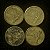 04 Moedas do Brasil - 1 Cruzeiro - 1946 - Aluminio Bronze - Mbc - ref.3112 - Imagem 2