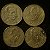 04 Moedas do Brasil - 1.000 Réis - 1939 - Tobias Barreto - Aluminio Bronze - Mbc - ref.3113 - Imagem 2