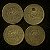 04 Moedas do Brasil - 1.000 Réis - 1939 - Tobias Barreto - Aluminio Bronze - Mbc - ref.3113 - Imagem 1