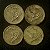 04 Moedas do Brasil - 2 Cruzeiros- 1949 - Aluminio Bronze - Mbc - ref.3114 - Imagem 2