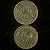 02 Moedas do Brasil - 100 Reis - 1889 - 1896 - Cupro Niquel - Mbc - ref.3116 - Imagem 1