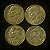 04 Moedas do Brasil - 20 Centavos - 1950 - Rui Barbosa - Aluminio Bronze - Mbc - ref.3120 - Imagem 2
