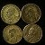 04 Moedas do Brasil - 50 Centavos - 1943 - Getulio Vargas - Aluminio Bronze - Mbc - ref.3122 - Imagem 2