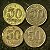04 Moedas do Brasil - 50 Centavos - 1943 - Getulio Vargas - Aluminio Bronze - Mbc - ref.3122 - Imagem 1