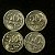 04 Moedas do Brasil - 50 Cruzeiros - 1965 - Niquel - Mbc - ref.3126 - Imagem 1
