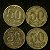 04 Moedas do Brasil - 50 Centavos - 1948 - Presidente Dutra - Aluminio Bronze - Mbc - ref.3128 - Imagem 1