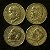 04 Moedas do Brasil - 50 Centavos - 1948 - Presidente Dutra - Aluminio Bronze - Mbc - ref.3128 - Imagem 2