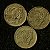 03 Moedas do Brasil - 1 Cruzeiro - 1949 - Aluminio Bronze - Mbc - ref.3131 - Imagem 2