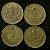 04 Moedas do Brasil - 1 Cruzeiro - 1947 - Aluminio Bronze - Mbc - ref.3132 - Imagem 1