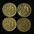 04 Moedas do Brasil - 20 Centavos - 1956 - Rui Barbosa - Aluminio Bronze - Mbc - ref.3139 - Imagem 1