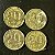 04 Moedas do Brasil - 20 Centavos - 1952 - Rui Barbosa - Aluminio Bronze - Mbc - ref.3141 - Imagem 1