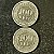 02 Moedas do Brasil - 100 Réis - 1893 - Cupro Niquel - Mbc - ref.3143 - Imagem 1