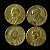 04 Moedas do Brasil - 10 Centavos - 1945 - Getulio Vargas - Aluminio Bronze - Mbc - ref.3151 - Imagem 2