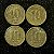 04 Moedas do Brasil - 10 Centavos - 1950 - Jose Bonifacio - Aluminio Bronze - Mbc - ref.3156 - Imagem 1
