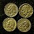 04 Moedas do Brasil - 10 Centavos - 1949 - Jose Bonifacio - Aluminio Bronze - Mbc - ref.3157 - Imagem 2