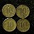 04 Moedas do Brasil - 10 Centavos - 1949 - Jose Bonifacio - Aluminio Bronze - Mbc - ref.3157 - Imagem 1