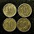 04 Moedas do Brasil - 10 Centavos - 1958 - Jose Bonifacio - Aluminio Bronze - Mbc - ref.3158 - Imagem 1