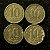04 Moedas do Brasil - 10 Centavos - 1952 - Jose Bonifacio - Aluminio Bronze - Mbc - ref.3159 - Imagem 1