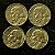04 Moedas do Brasil - 10 Centavos - 1952 - Jose Bonifacio - Aluminio Bronze - Mbc - ref.3159 - Imagem 2