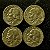 04 Moedas do Brasil - 10 Centavos - 1953 - Jose Bonifacio - Aluminio Bronze - Mbc - ref.3161 - Imagem 2