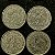 04 Moedas do Brasil - 200 Réis - 1901 - Mcmi - Cupro Niquel - Mbc - ref.3162 - Imagem 1