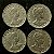 04 Moedas do Brasil - 200 Réis - 1901 - Mcmi - Cupro Niquel - Mbc - ref.3162 - Imagem 2