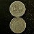 02 Moedas do Brasil - 100 Réis - 1889 - Cupro Niquel - Mbc - ref.3163 - Imagem 1