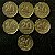 07 Moedas do Brasil - 20 Centavos - 1943-1946-1949-1950-1944-1947-1954 - Aluminio Bronze - Mbc - ref.3168 - Imagem 1