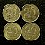 04 Moedas do Brasil - 20 Centavos - 1954 - Rui Barbosa - Aluminio Bronze - Mbc - ref.3171 - Imagem 1