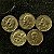 05 Moedas do Brasil - 10 Centavos - 1946-1948-1955-1949-1953 - Aluminio Bronze - Mbc - ref.3175 - Imagem 2