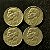 04 Moedas do Brasil - 20 Centavos - 1951 - Rui Barbosa - Aluminio Bronze - Mbc - ref.3176 - Imagem 2