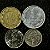 04 Moedas Estrangeiras - Italia 1979-Chile 1975-Paraguai 2018-Reino Unido 1961 - Mbc - ref.3181 - Imagem 1