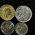 04 Moedas Estrangeiras - Italia 1979-Chile 1975-Paraguai 2018-Reino Unido 1961 - Mbc - ref.3181 - Imagem 2