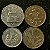 04 Moedas Estrangeiras - Portugal 1978-Reino Unido1975-Reino Unido 2004-Reino Unido 1971 - Mbc - ref.3182 - Imagem 1