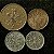 04 Moedas Estrangeiras - Reino Unido 2003-Reino Unido1964-Reino Unido2007-Reino Unido 1981 Mbc - ref.3183 - Imagem 1
