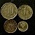 04 Moedas Estrangeiras - Portugal 2000-Austria 1994-Chile 2007-Reino Unido 1975 - Mbc - ref.3187 - Imagem 1