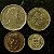 04 Moedas Estrangeiras - Portugal 2000-Austria 1994-Chile 2007-Reino Unido 1975 - Mbc - ref.3187 - Imagem 2