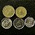 05 Moedas Estrangeiras -Espanha 2005-Canada 1990-Argentina 1992-USA 2007 - Mbc - ref.3188 - Imagem 2