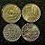04 Moedas Estrangeiras - França 1961-USA 2004-Argentina 1994-Canda 2013 - Mbc - ref.3190 - Imagem 1