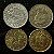 04 Moedas Estrangeiras - Chile 1974-Reino Unido 2006-Austria 1993-Portgual 1986 - Mbc - ref.3191 - Imagem 2