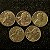 05 Moedas Estrangeiras - USA 1 Centimo - 1984-1994-1995-1991-1979 - Mbc - ref.3192 - Imagem 2
