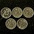05 Moedas Estrangeiras - USA 1 Dime - 1986-2000-1980-2014-2005 - Mbc - ref.3193 - Imagem 1