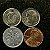 04 Moedas Estrangeiras - USA 2014-Japão 1995-Canada-2015-USA 2014 - Mbc - ref.3194 - Imagem 2