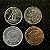 04 Moedas Estrangeiras - USA 2014-Japão 1995-Canada-2015-USA 2014 - Mbc - ref.3194 - Imagem 1