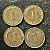 04 Moedas Estrangeiras - Alemanha 1 Pfenning - 1981 - 1990 - 1971 - 1950 - Mbc - ref.3204 - Imagem 1