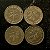 04 Moedas Estrangeiras - Alemanha 1 Pfenning - 1981 - 1990 - 1971 - 1950 - Mbc - ref.3204 - Imagem 2